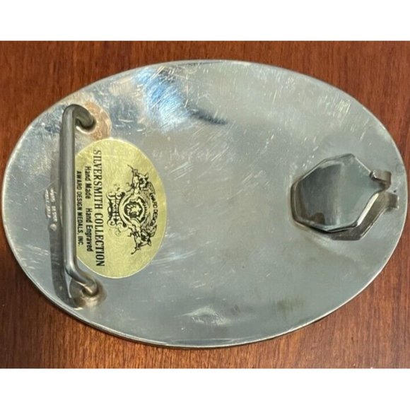 RI15137 VINTAGE 1980s **AMERICAN BALD EAGLE** SOUTHWESTERN DESIGN BELT BUCKLE - Picture 2 of 3